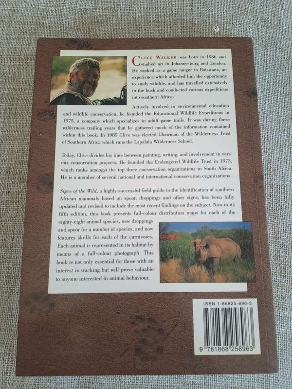 Signs of the Wild 5th Edition - Clive Walker