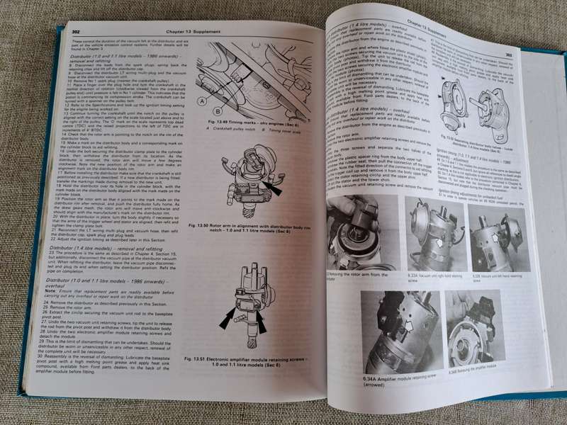 Ford Fiesta Petrol Owners Workshop Manual 1983 to 1989 - Haynes
