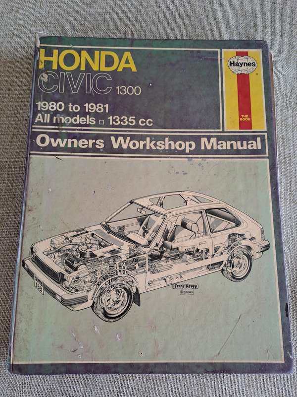 Honda Civic Owners Workshop Manual 1980 to 1981 - Haynes