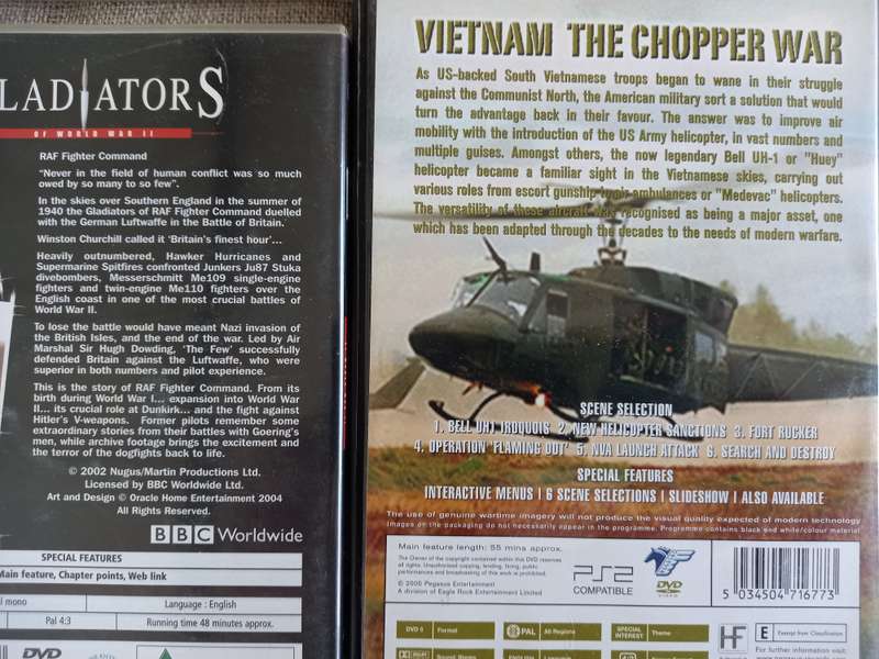 Military DVDs x 12