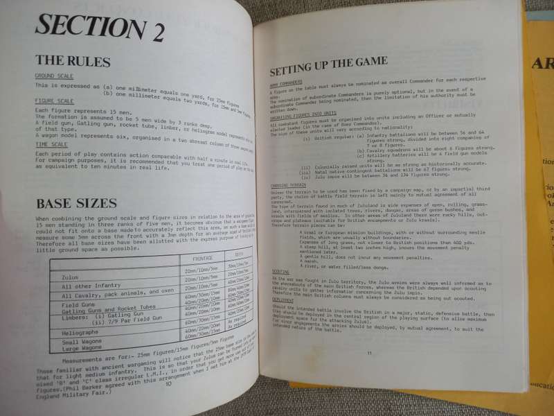 The 1879 Zulu War and Boer Zulu Conflict - Wargame Rules