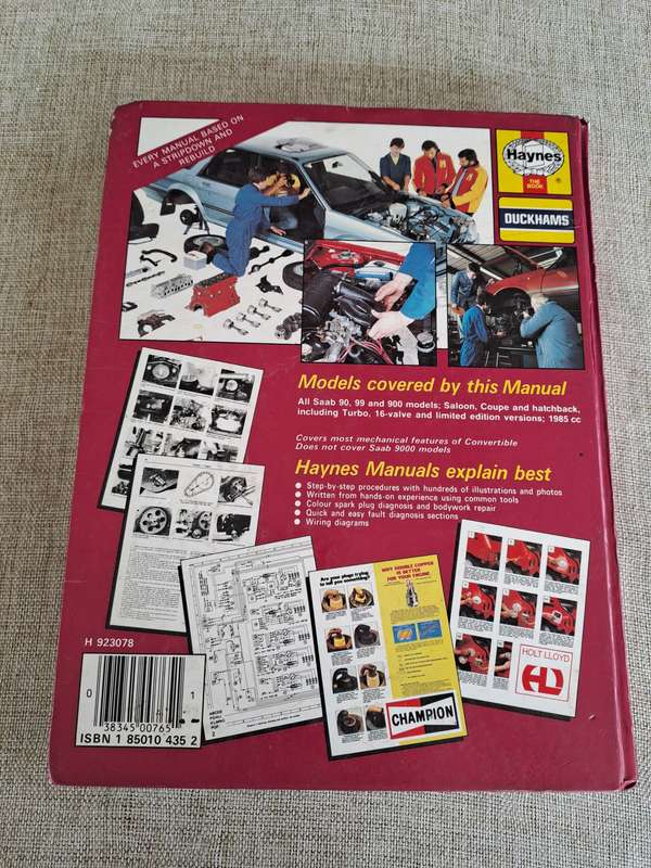 SAAB 90, 99 & 900 Owners Workshop Manual 1979 to 1987 - Haynes