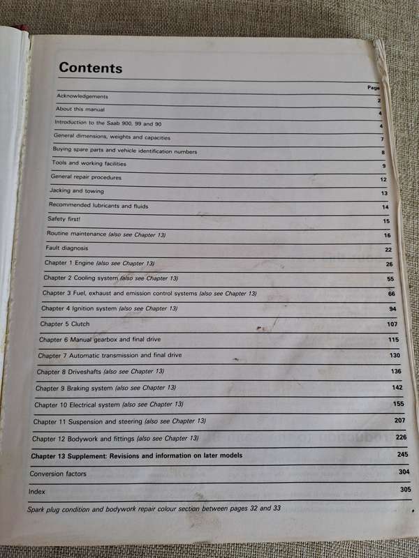 SAAB 90, 99 & 900 Owners Workshop Manual 1979 to 1987 - Haynes