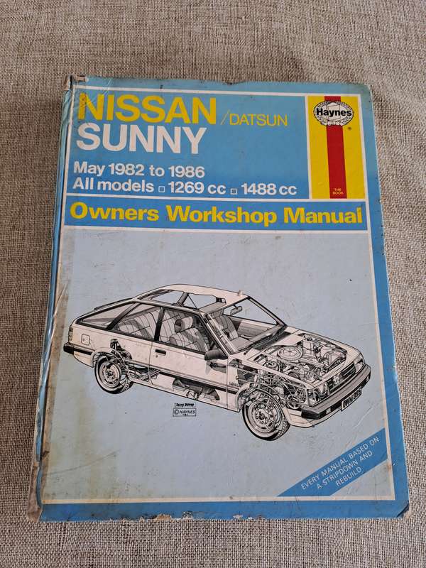 Nissan Sunny Owners Workshop Manual 1982 to 1986 - Haynes