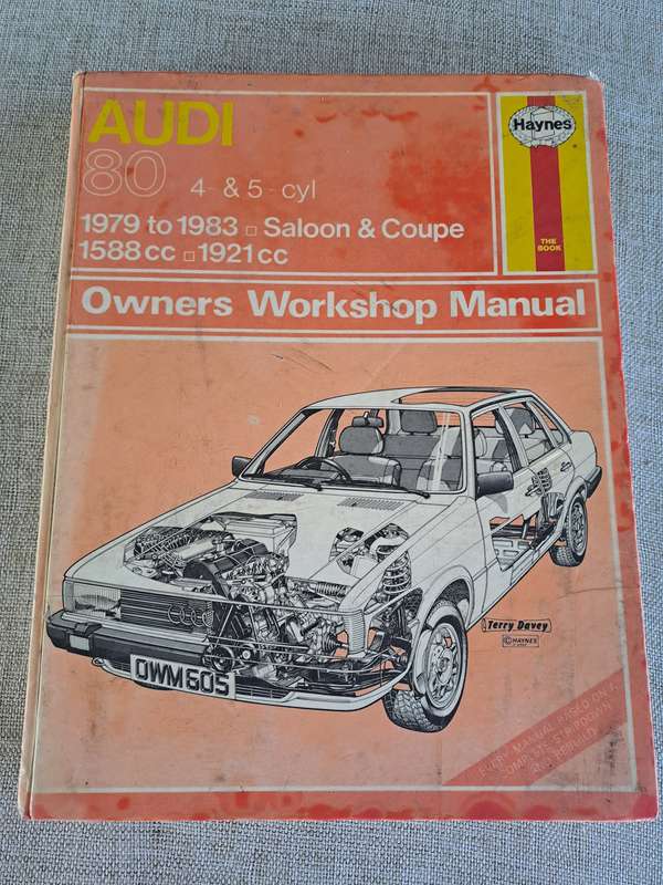 Audi 80 Owners Workshop Manual 1979 to 1983 - Haynes