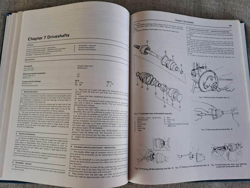 Datsun Cherry F-II Owners Workshop Manual 1976 to 1979 - Haynes
