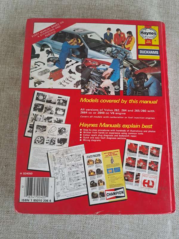 Volvo 260 Series Owners Workshop Manual 1975 to 1985 - Haynes