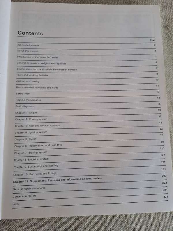 Volvo 340 & 360 Series Owners Workshop Manual 1976 to 1985 - Haynes
