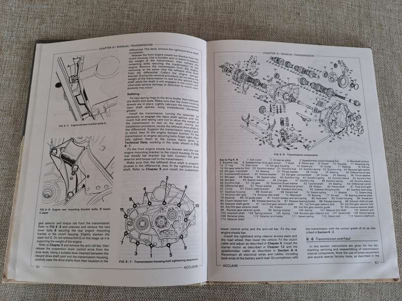 Triumph Acclaim Owners Workshop Manual 1981 to 1983 - Autobooks