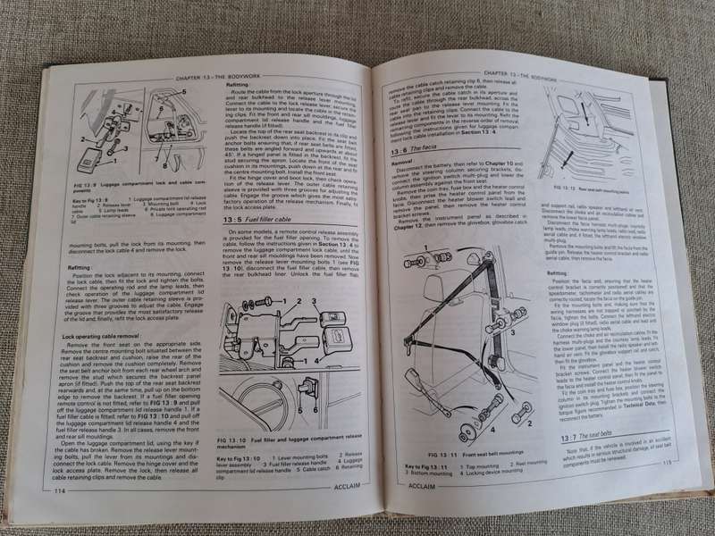 Triumph Acclaim Owners Workshop Manual 1981 to 1983 - Autobooks