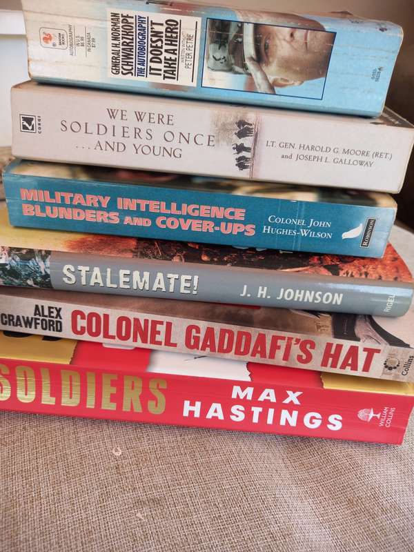 Military reading - 6 books