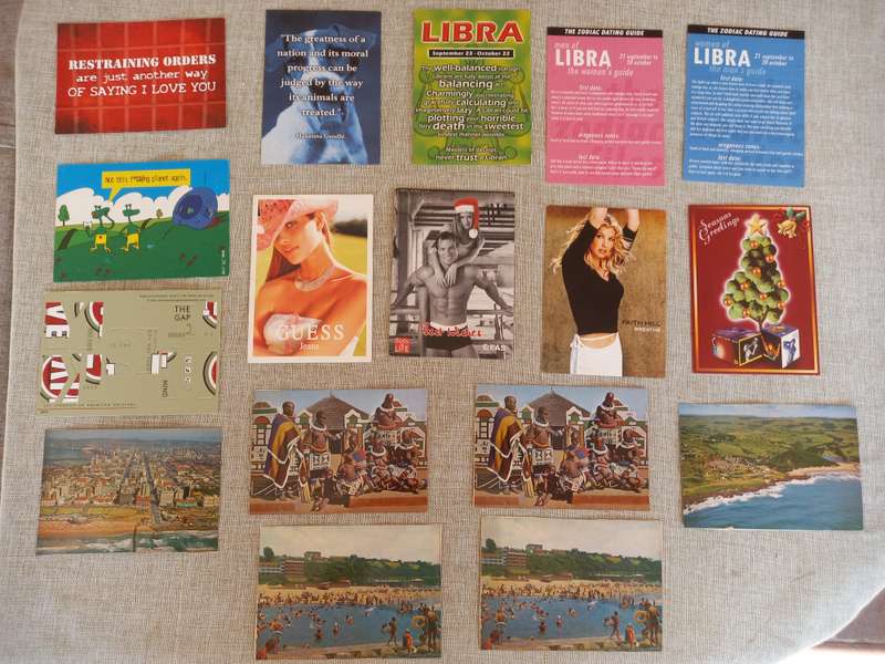 Night club and other advertising postcards from the 90s x 17 #2
