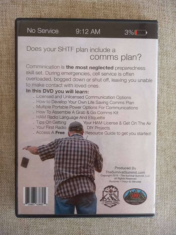 Survival Communications for the Prepared Citizen - DVD