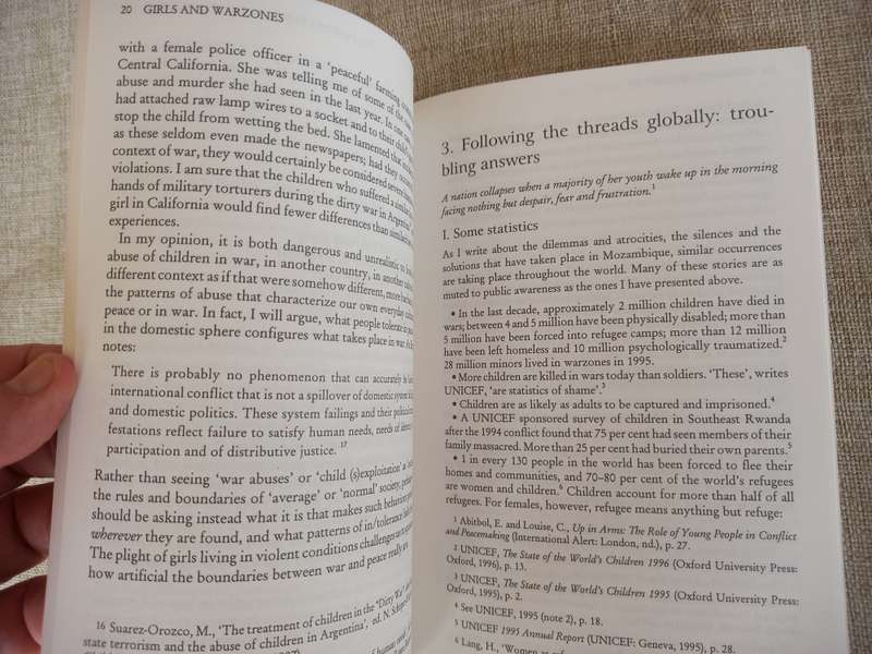 Girls and Warzones: Troubling Questions - Carolyn Nordstrom