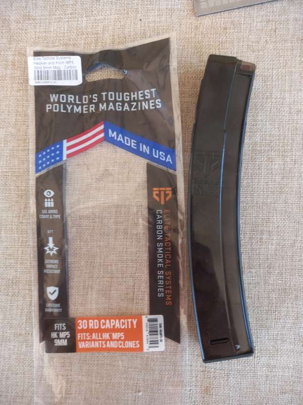 ETS Elite Tactical Systems  Heckler and Koch MP5 30rd 9mm magazine