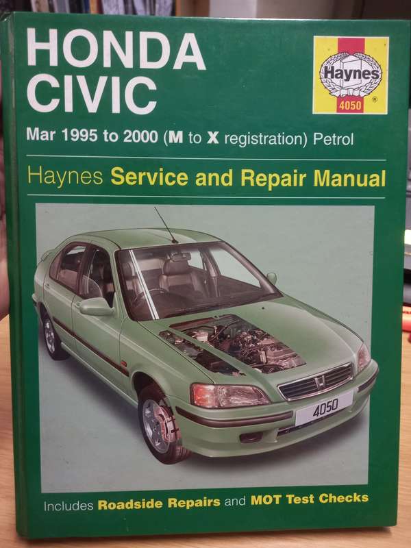 Honda Civic - March 95 - 2000 Petrol - Haynes Service and Repair Manual