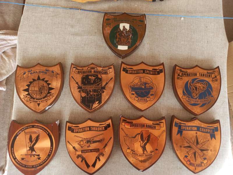 Rhodesian - Operation and other plaques