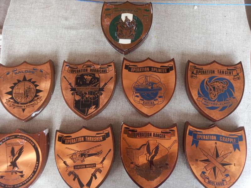 Rhodesian - Operation and other plaques