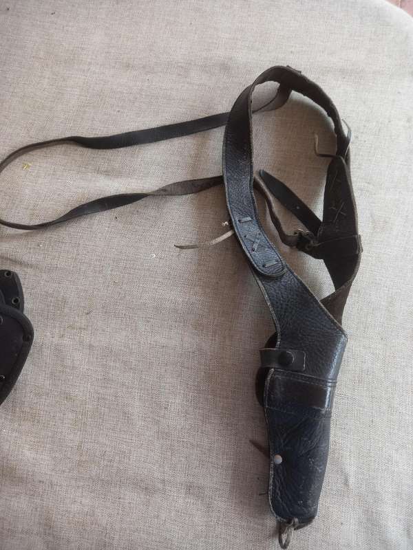 Leather shoulder holster - got it from a BSAP / Selous Scouts member