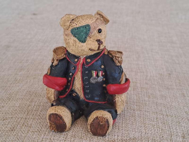 Teddy Bear Captain Arthur Crown - Peter Fagan Colourbox Collection