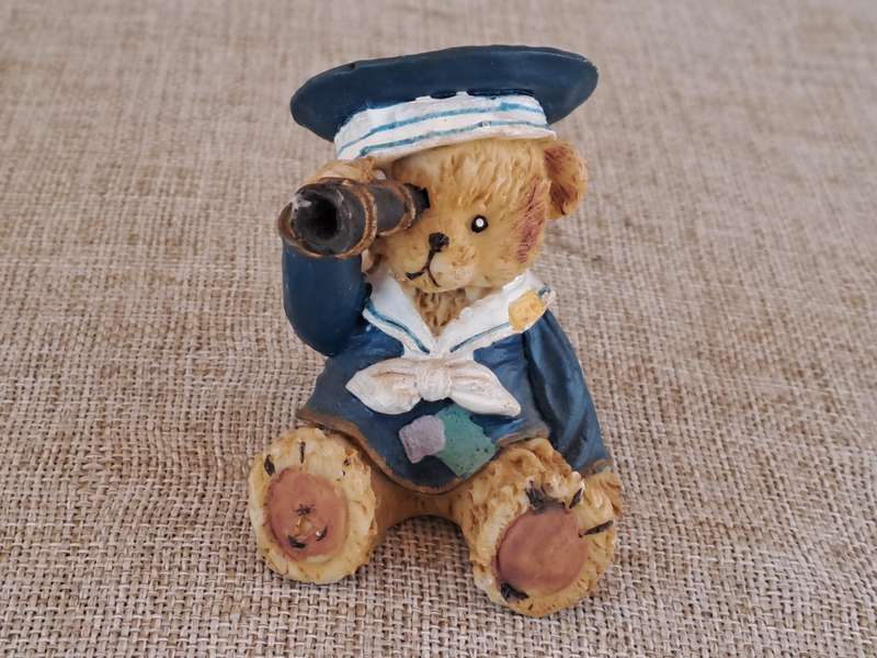 Nautical Teddy Bear with Telescope