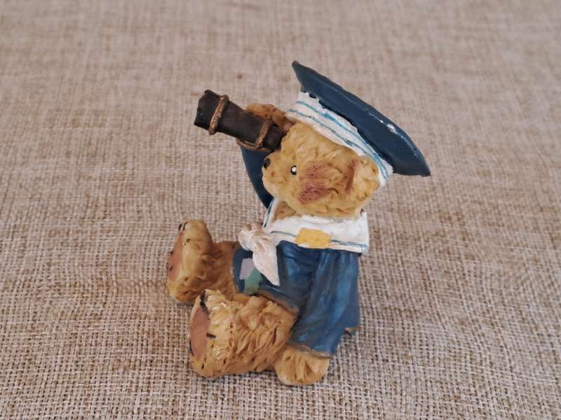 Nautical Teddy Bear with Telescope