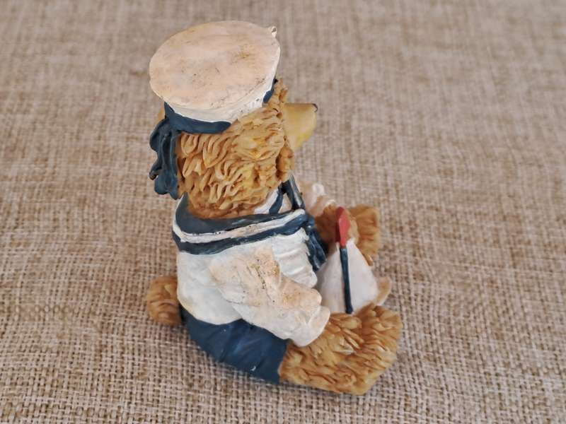 Maritime Teddy Bear with Sail Boat