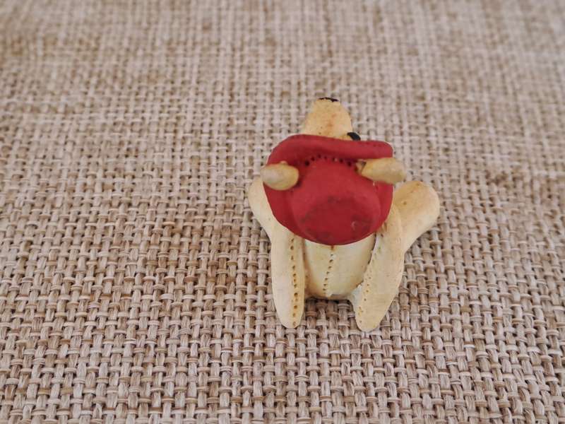 Teeny Ted Red Bear - Peter Fagan Colourbox Teddy Collection Miniatures