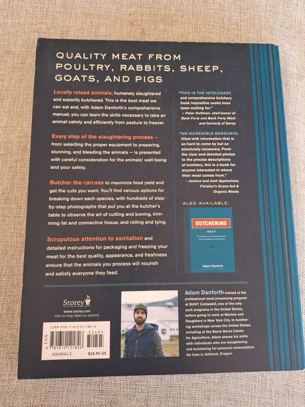 Butchering: The Comprehensive Photographic Guide to Humane Slaughtering and Butchering