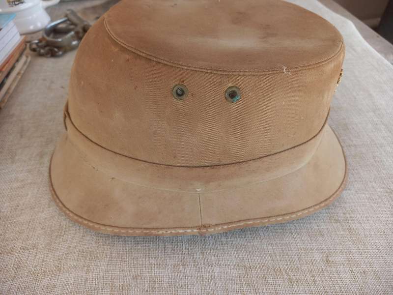 British South Africa Police BSAP - Shako Sun Helmet