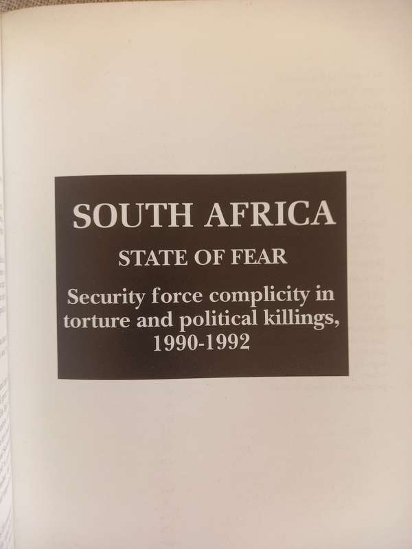 Amnesty International - South Africa - State of Fear