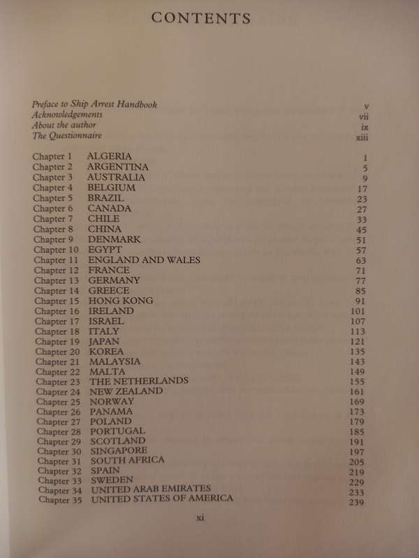 Ship Arrest Handbook - Paul Smith