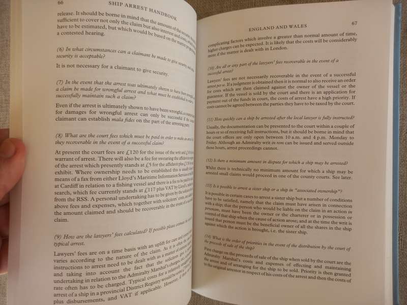Ship Arrest Handbook - Paul Smith