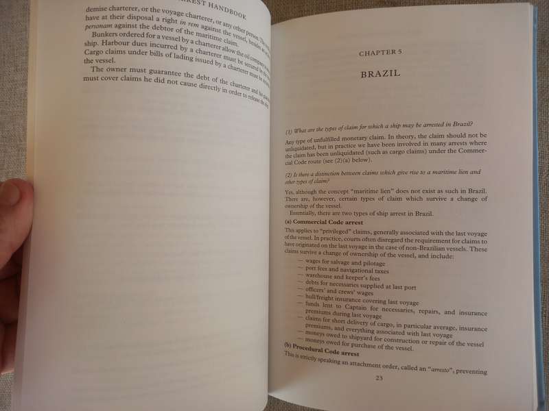 Ship Arrest Handbook - Paul Smith