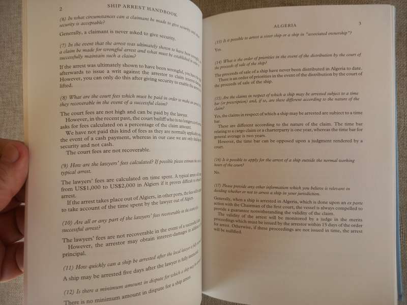 Ship Arrest Handbook - Paul Smith