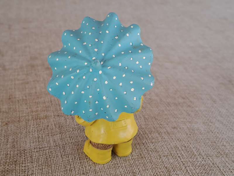 Teddy Bear Bond Collection  Yellow Raincoat with Umbrella