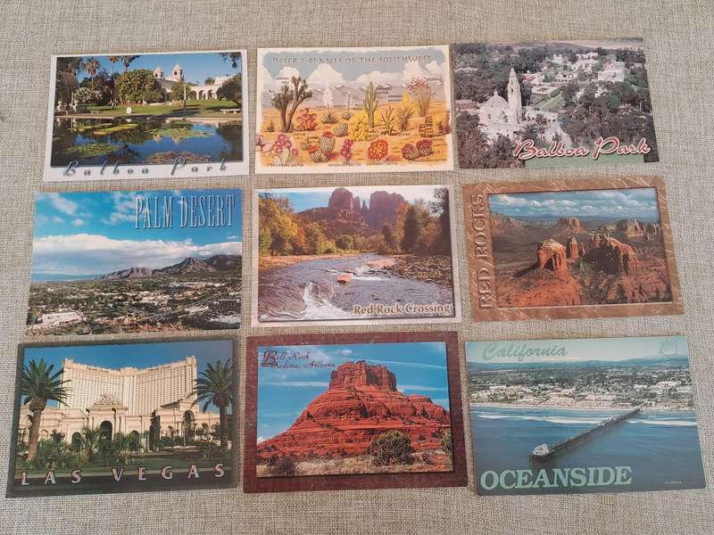 Post Cards USA  Collection of 84 unused Cards
