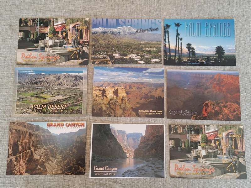 Post Cards USA  Collection of 84 unused Cards