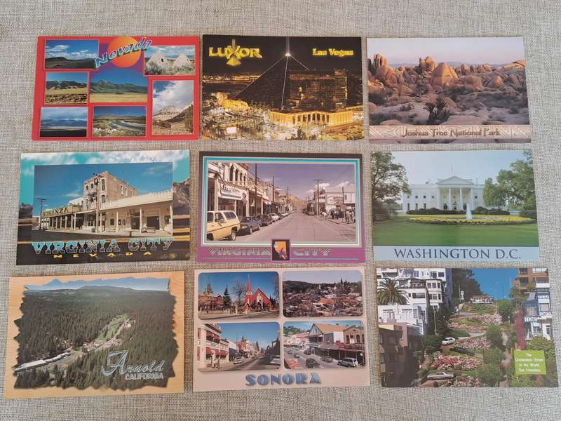 Post Cards USA  Collection of 84 unused Cards
