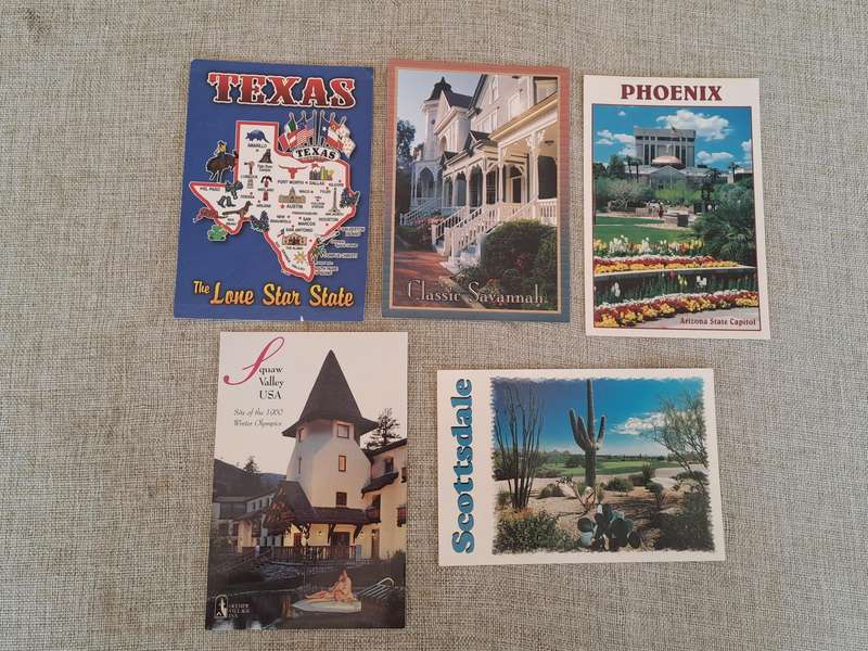 Post Cards USA  Collection of 84 unused Cards
