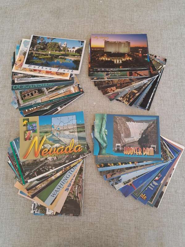 Post Cards USA  Collection of 84 unused Cards