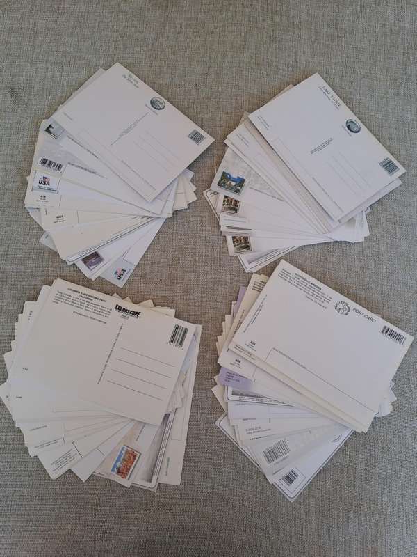 Post Cards USA  Collection of 84 unused Cards