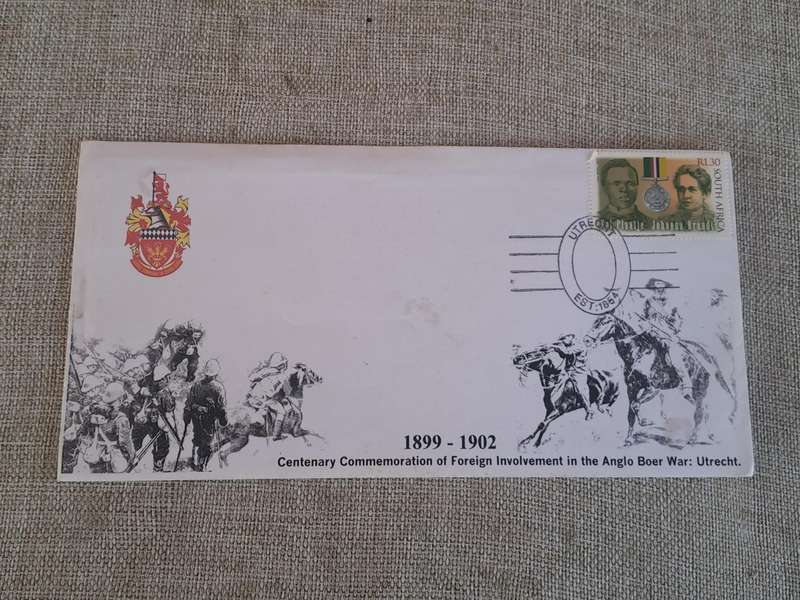 First Day Covers: 75th Anniversary SAP, Siege of Ladysmith, Foreign involvement in Anglo-Boer War