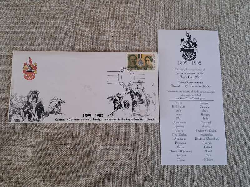 First Day Covers: 75th Anniversary SAP, Siege of Ladysmith, Foreign involvement in Anglo-Boer War