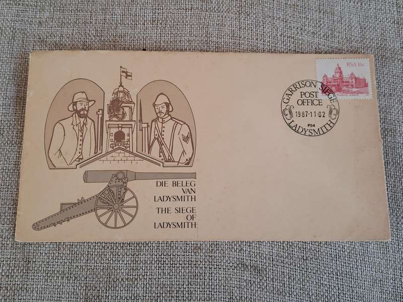 First Day Covers: 75th Anniversary SAP, Siege of Ladysmith, Foreign involvement in Anglo-Boer War