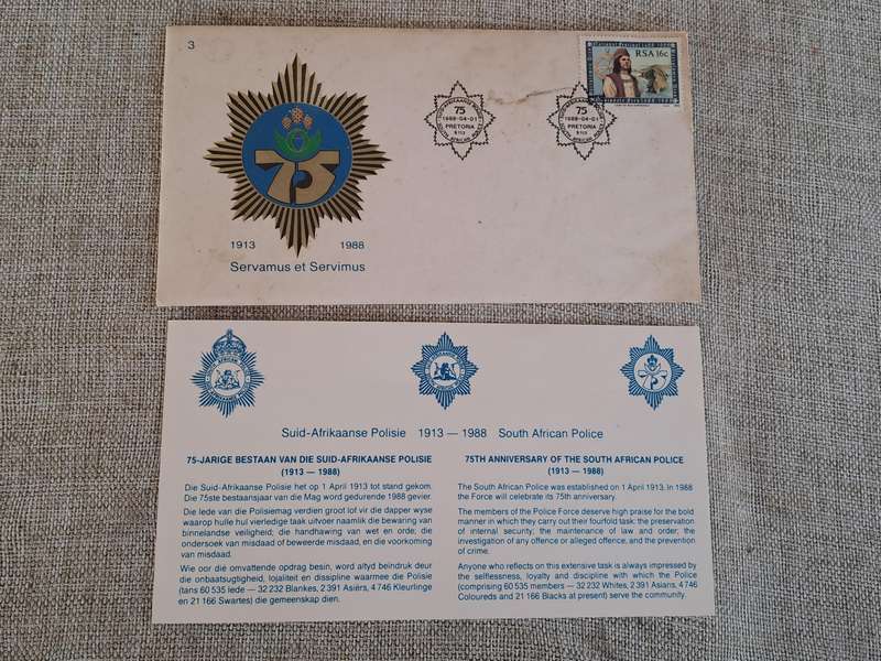 First Day Covers: 75th Anniversary SAP, Siege of Ladysmith, Foreign involvement in Anglo-Boer War