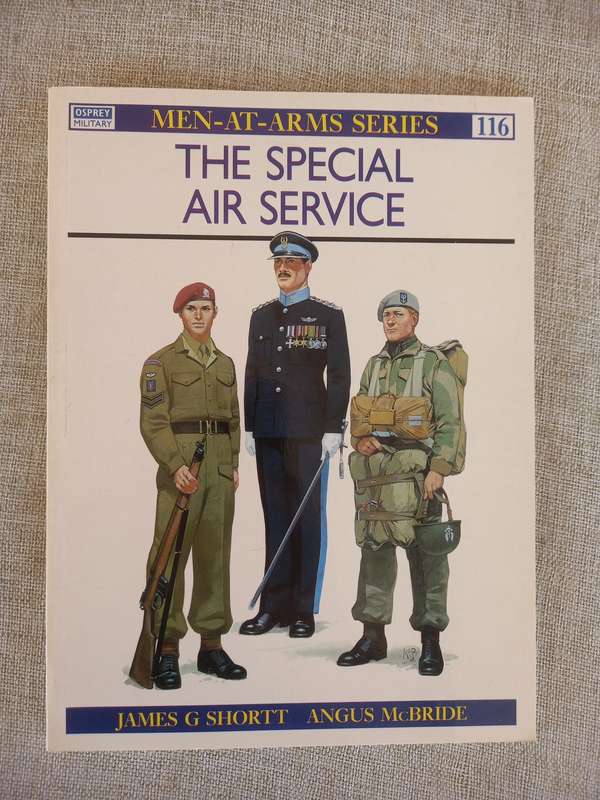 Special Air Service - Book , and badges - 4 items