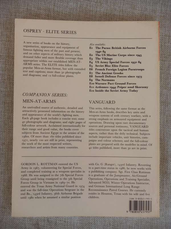 US Army Rangers & LRRP Units 1942 - 87 - Osprey Publishing