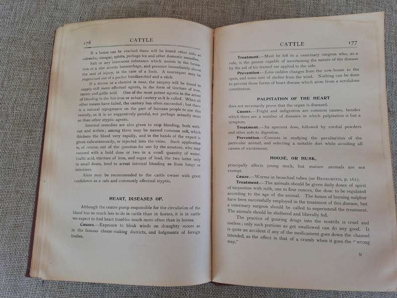 Animals treatment First Aid: Horses Dogs Birds & Cattle, The Elliman E.F.A. book