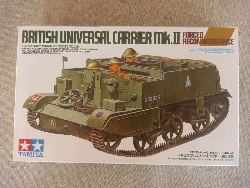 British Universal Carrier Mk.II - Forced reconnaissance 1/35 scale